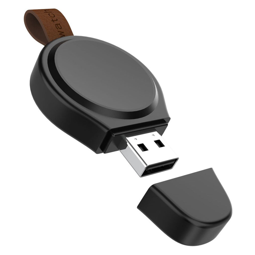 Plastik Universal Samsung Smartwatch Trรฅdlรธs  Ladestation - Sort#serie_1
