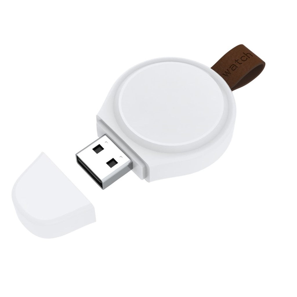 Plastik Universal Samsung Smartwatch Trådløs  Ladestation - Hvid#serie_2