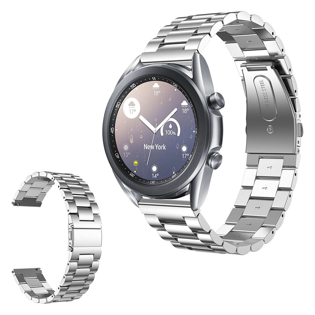Mega fint Samsung Galaxy Watch 3 (41mm) Metal Rem - Sรธlv#serie_9