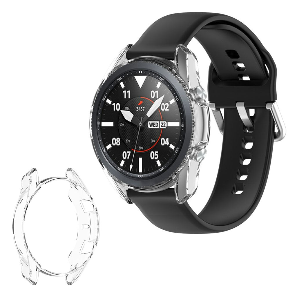 Super Pรฆnt Samsung Galaxy Watch 3 (41mm) Silikone Cover - Gennemsigtig#serie_024