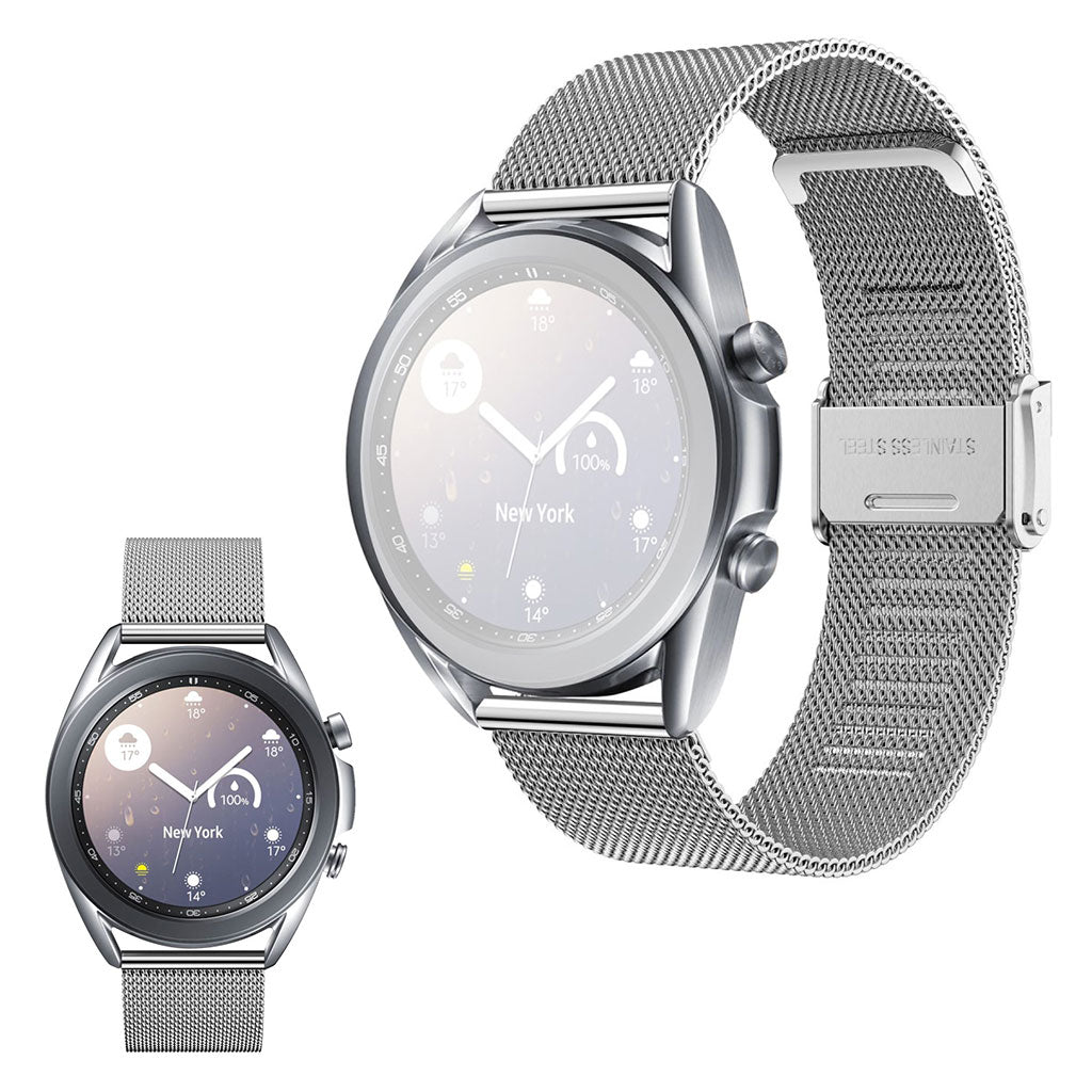 Meget kรธnt Samsung Galaxy Watch 3 (41mm) Metal Rem - Sรธlv#serie_032