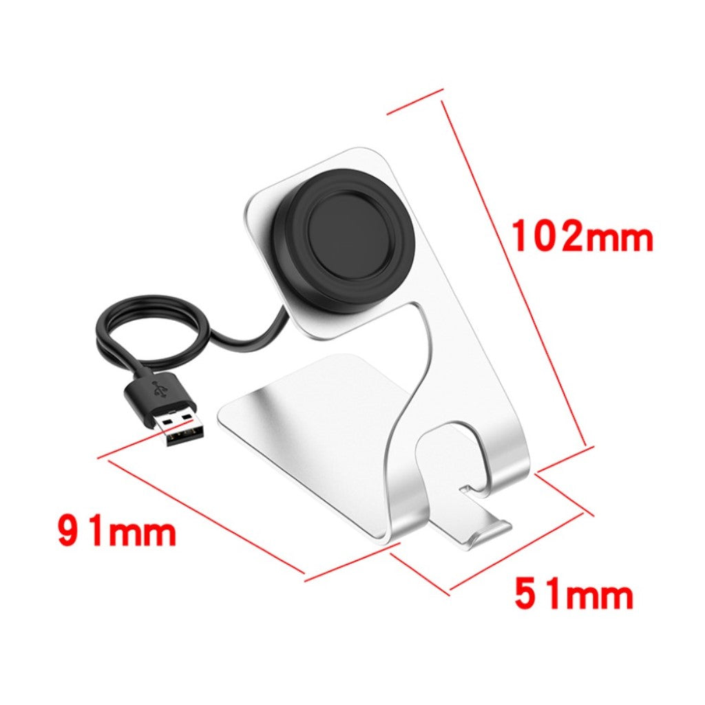 Metal Universal Samsung Smartwatch   Ladestation - Sølv#serie_2