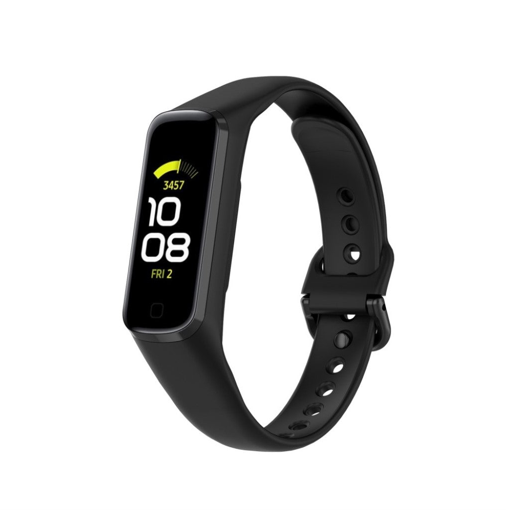 Helt vildt hårdfør Samsung Galaxy Fit 2 Silikone Rem - Sort#serie_1