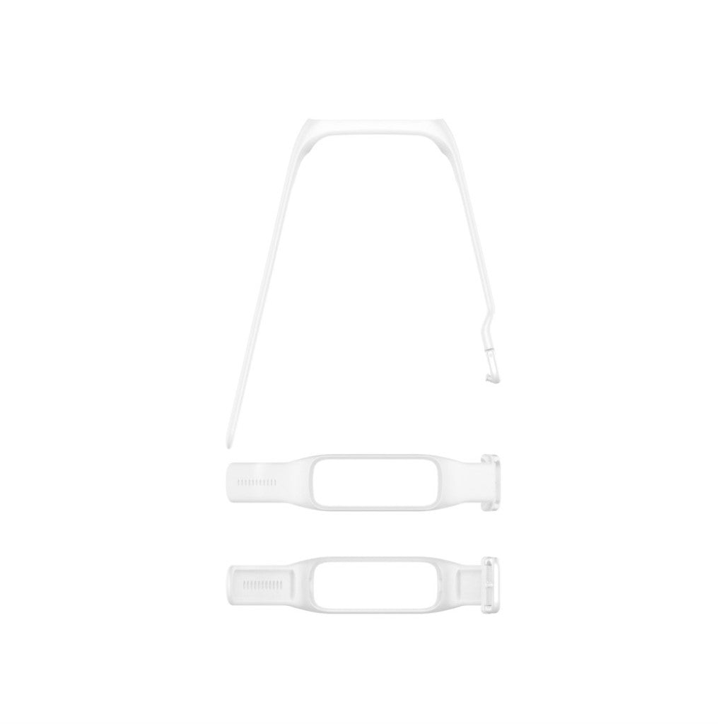 Helt vildt hårdfør Samsung Galaxy Fit 2 Silikone Rem - Hvid#serie_2