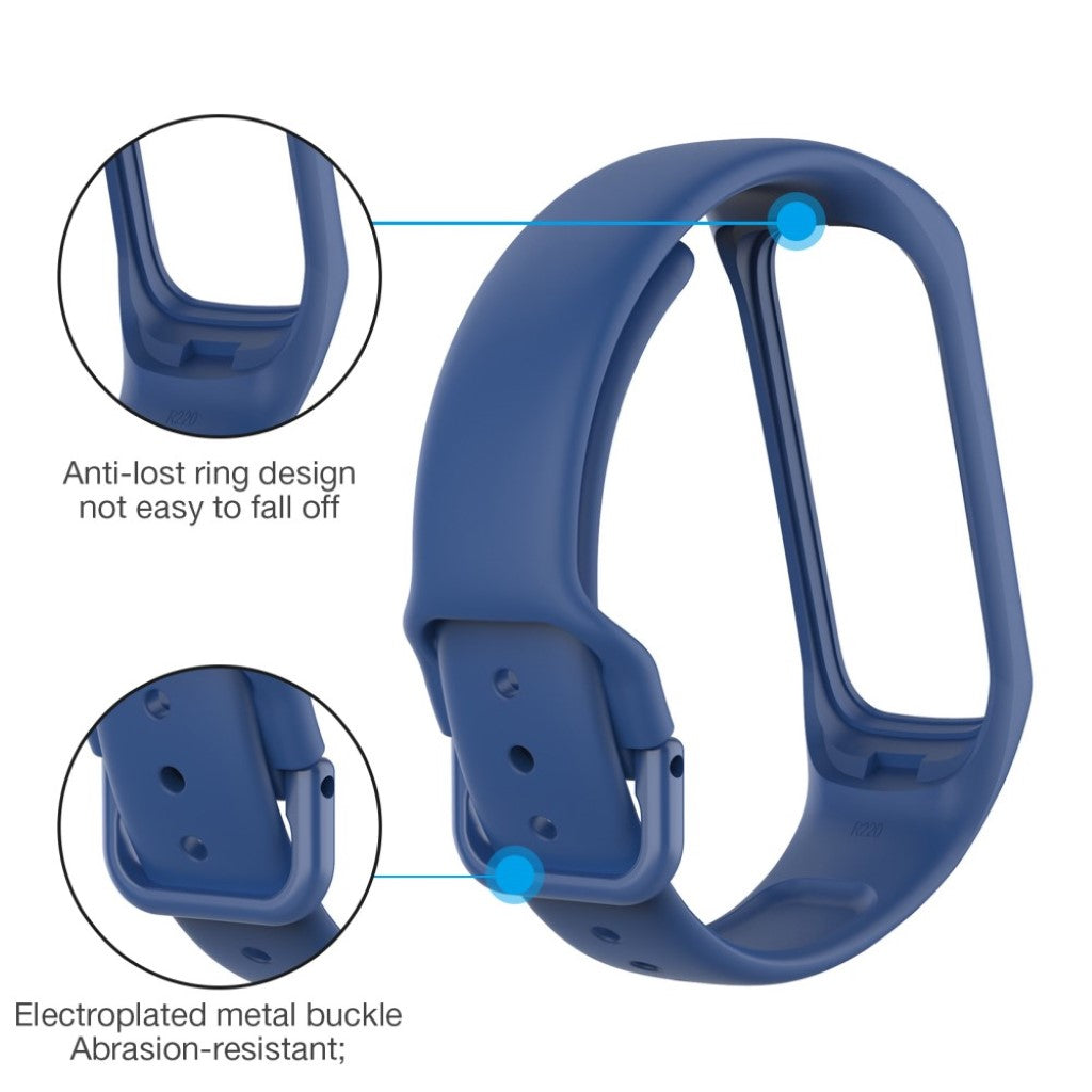 Helt vildt hårdfør Samsung Galaxy Fit 2 Silikone Rem - Blå#serie_8