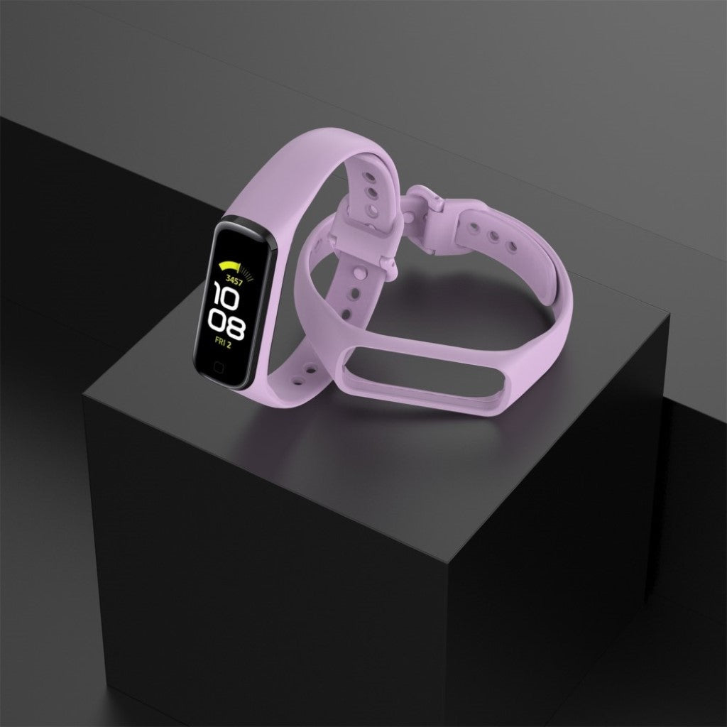 Helt vildt hårdfør Samsung Galaxy Fit 2 Silikone Rem - Lilla#serie_9