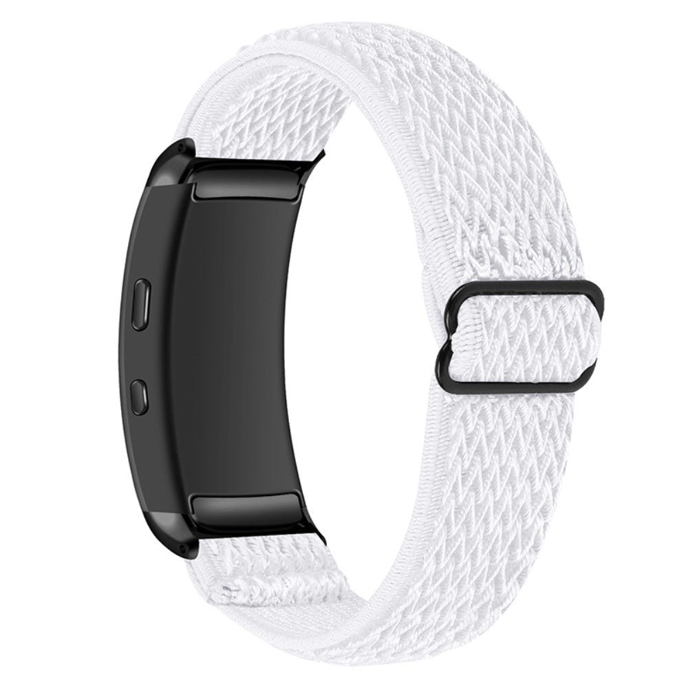 Vildt slidstรฆrk Samsung Gear Fit2 Nylon Rem - Hvid#serie_1