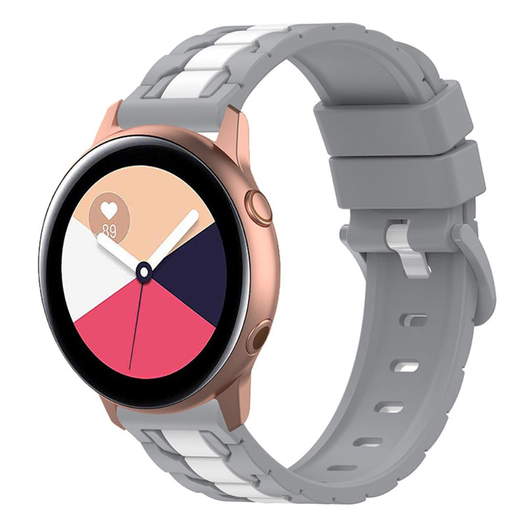 Mega cool Universal Samsung Silikone Urrem - Sølv#serie_8