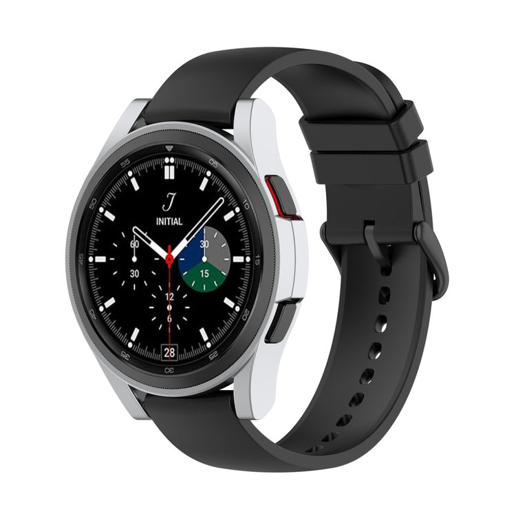 Samsung Galaxy Watch 4 Classic (46mm) Beskyttende Plastik Bumper  - Sølv#serie_10