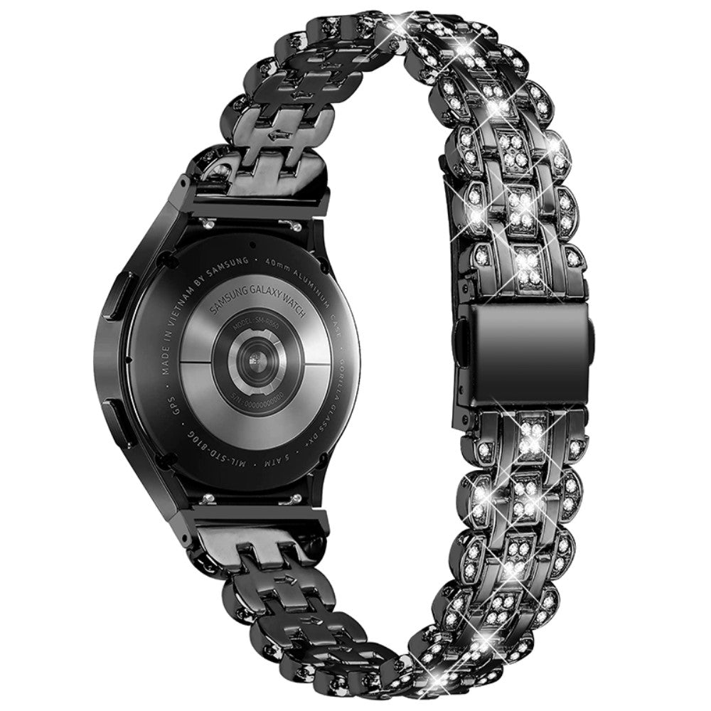 Vildt fint Universal Samsung Metal og  Rhinsten Urrem - Sort#serie_2
