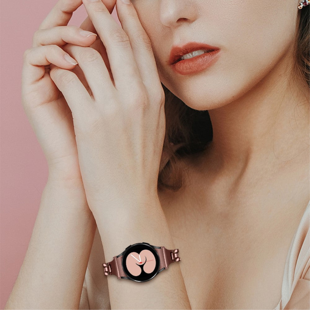 Super hårdfør Universal Samsung Metal Urrem - Brun#serie_1