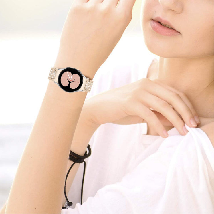 Mega fantastisk Universal Samsung Metal og  Rhinsten Urrem - Guld#serie_1