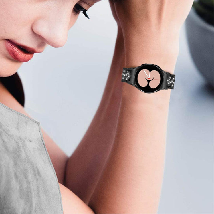 Mega fantastisk Universal Samsung Metal og  Rhinsten Urrem - Sort#serie_2