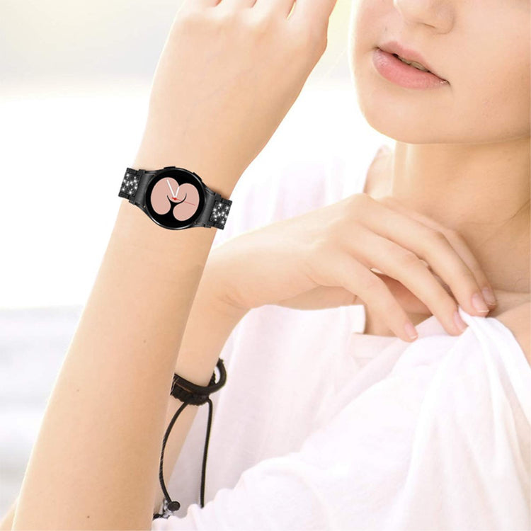 Mega fantastisk Universal Samsung Metal og  Rhinsten Urrem - Sort#serie_2