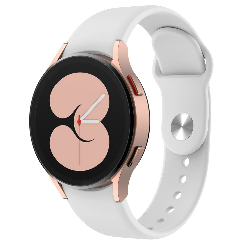 Rigtigt fint Universal Samsung Silikone Urrem - Hvid#serie_2