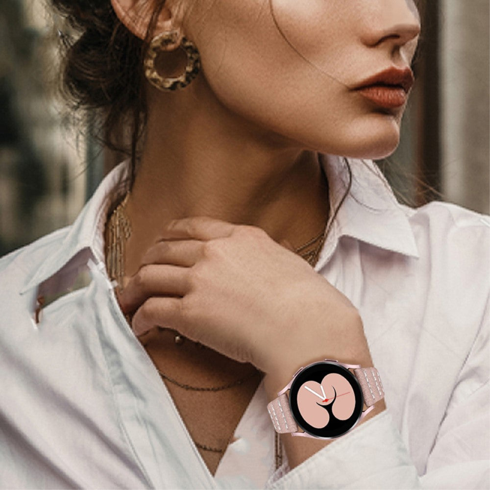 Rigtigt cool Universal Samsung Ægte læder Rem - Pink#serie_2