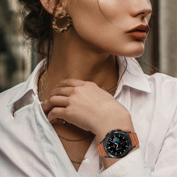 Rigtigt cool Universal Samsung Ægte læder Rem - Brun#serie_6