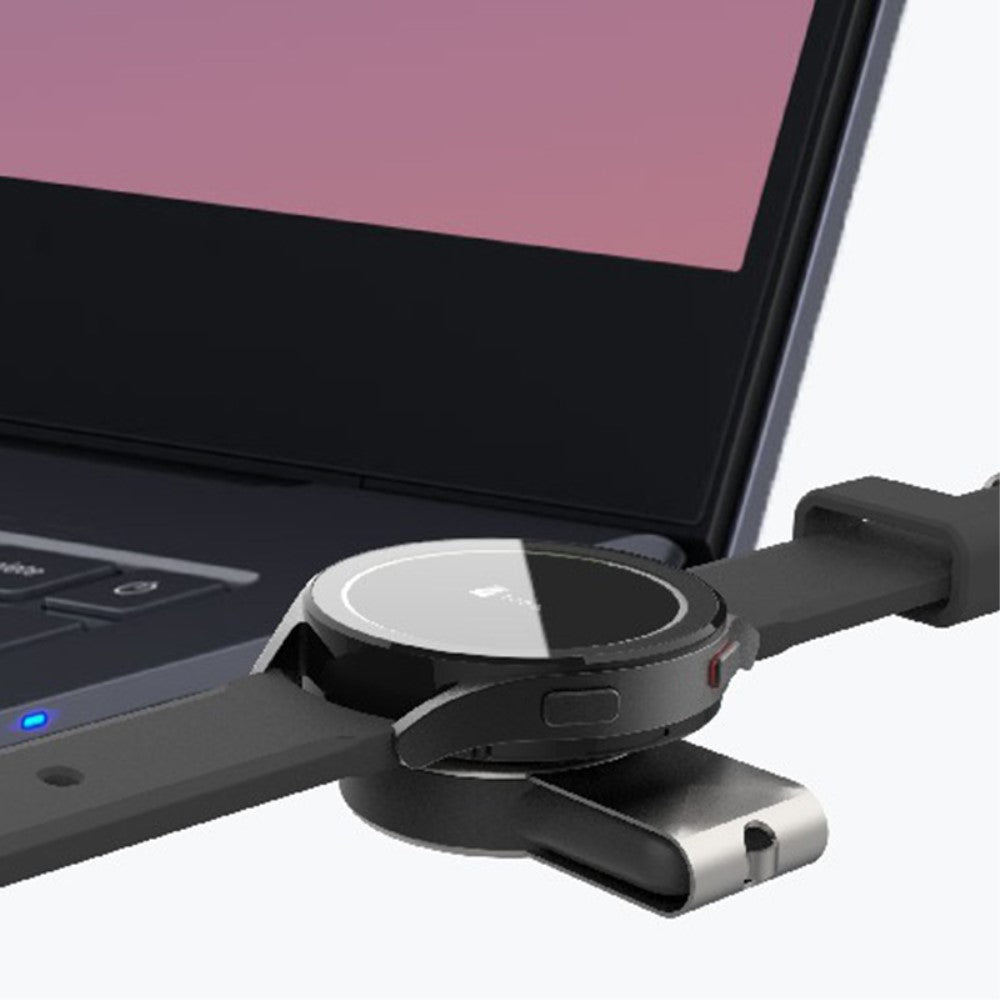 Plastik Universal Samsung Trådløs Magnetisk  USB Type-C Ladestation - Sort#serie_419