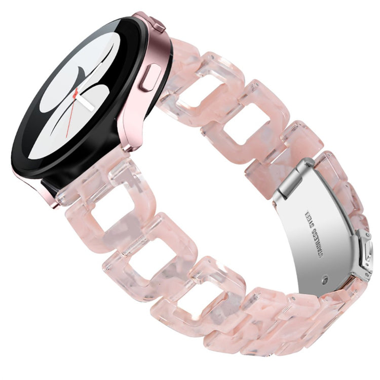 Meget nydelig Universal Samsung Metal og Plastik Rem - Pink#serie_3