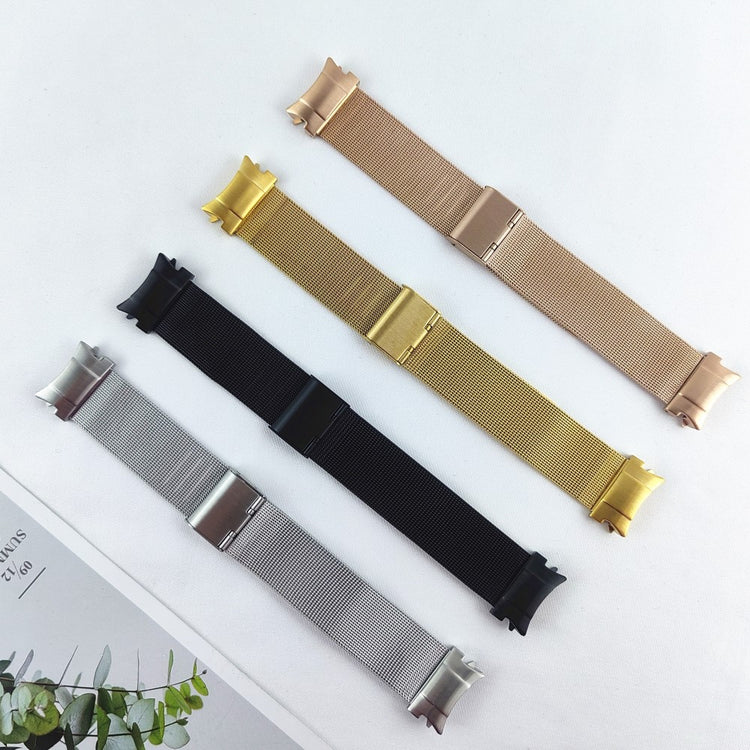 Rigtigt Flot Metal Universal Rem passer til Samsung Smartwatch - Sort#serie_2