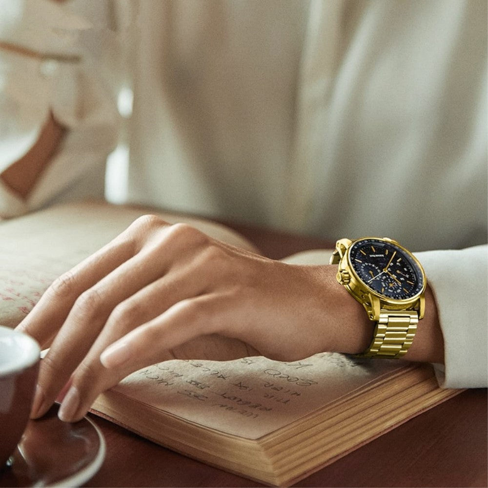 Helt vildt fantastisk Universal Samsung Metal Rem - Guld#serie_2