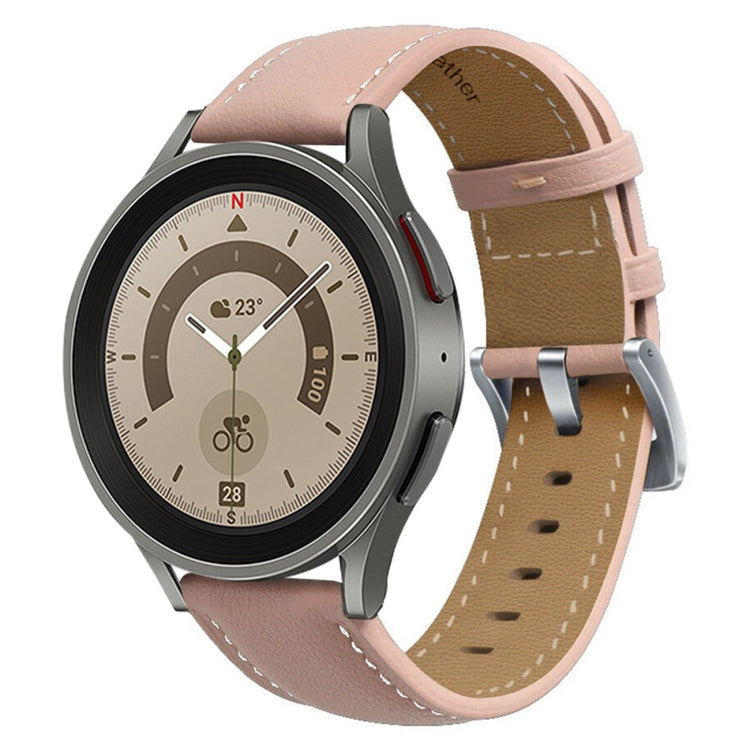 Elegant Universal Samsung Ægte læder Rem - Pink#serie_6