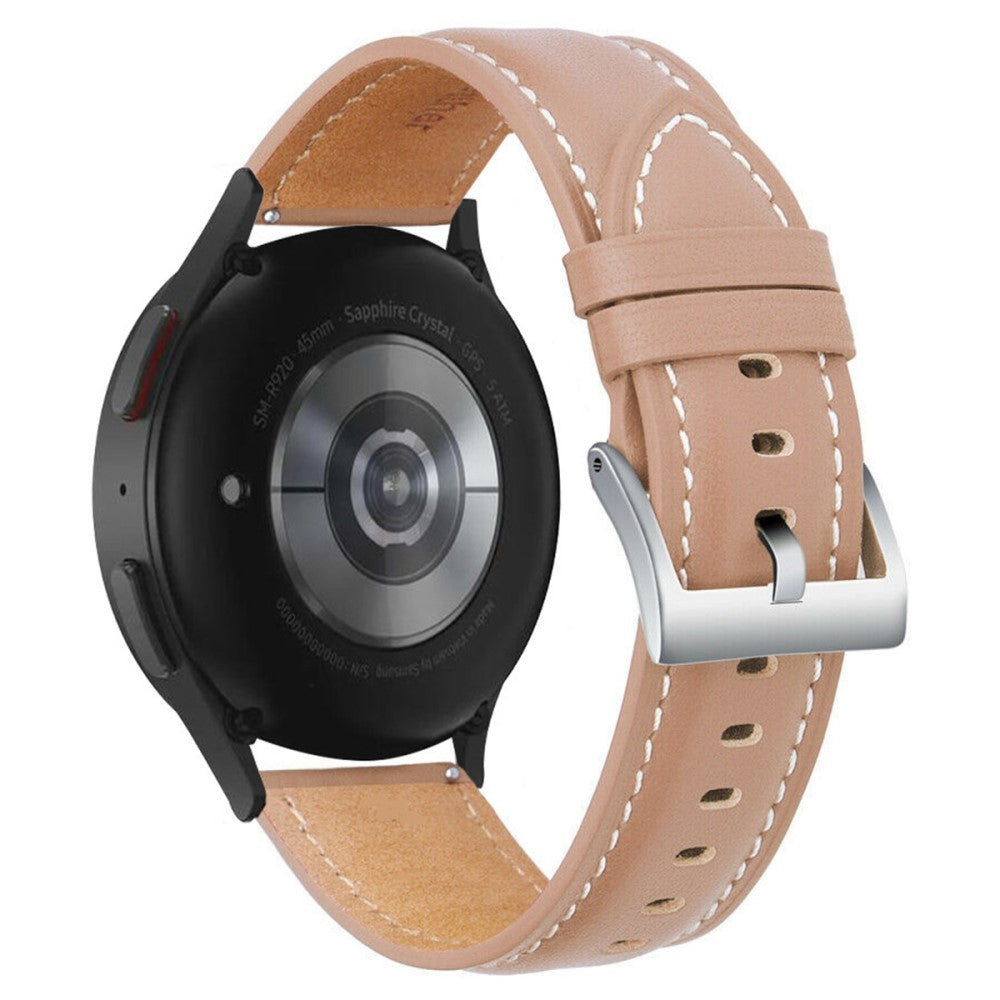 Elegant Universal Samsung Ægte læder Rem - Pink#serie_6