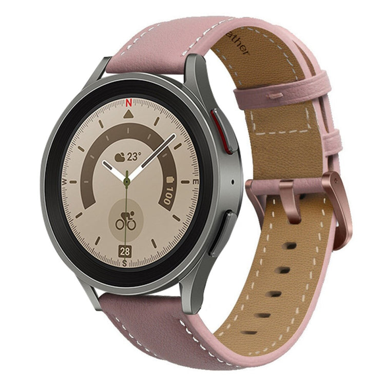 Elegant Universal Samsung Ægte læder Rem - Pink#serie_7