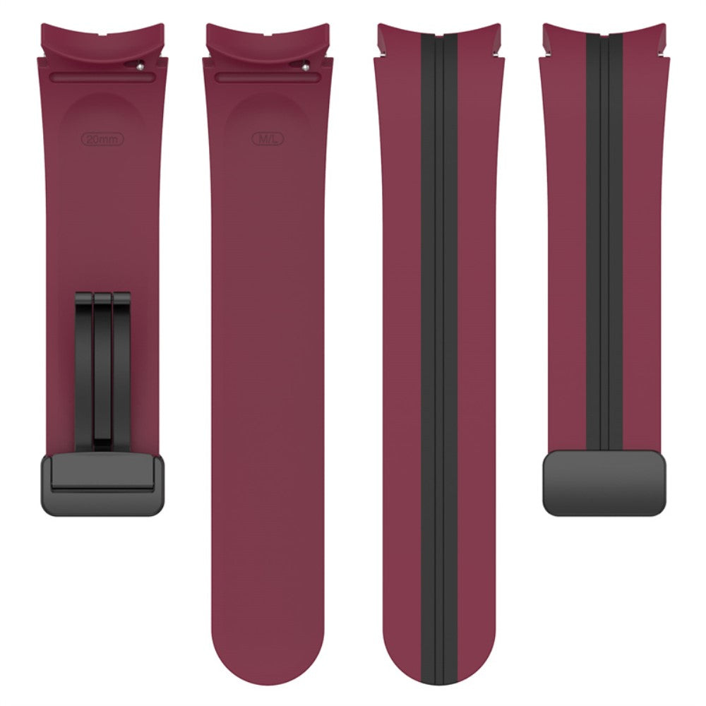 Pænt Universal Samsung Silikone Rem - Rød#serie_8