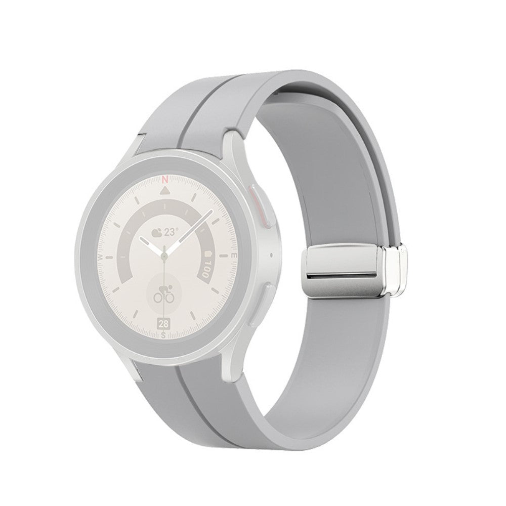 Vildt fint Universal Samsung Silikone Rem - Sølv#serie_6