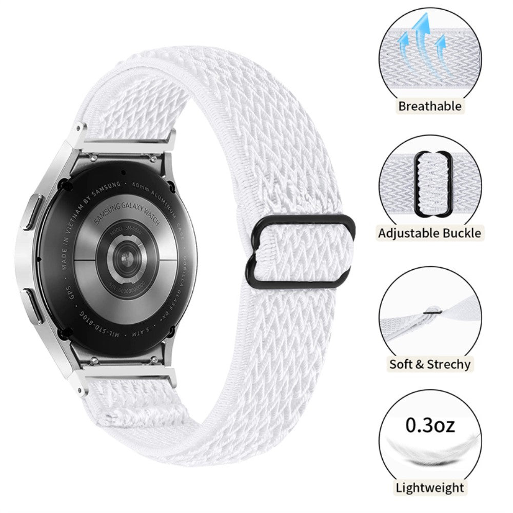 Meget sejt Universal Samsung Nylon Rem - Hvid#serie_1