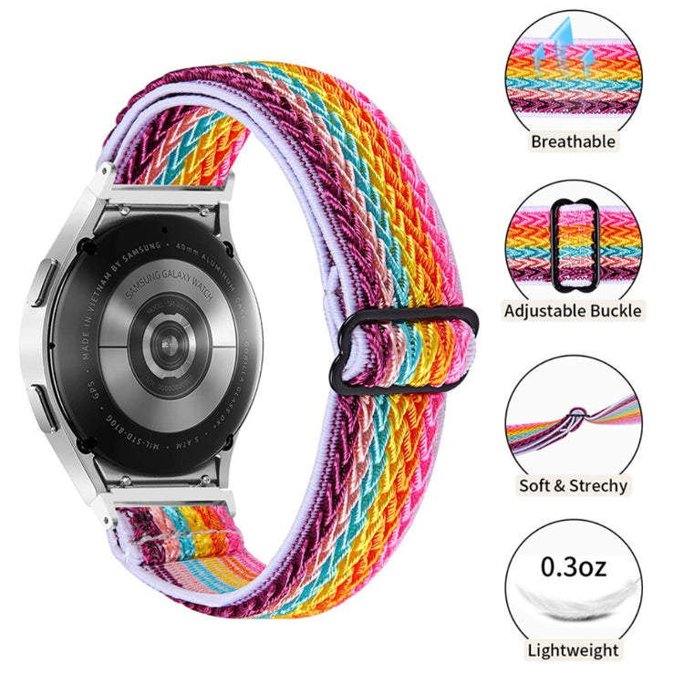 Meget sejt Universal Samsung Nylon Rem - Flerfarvet#serie_3