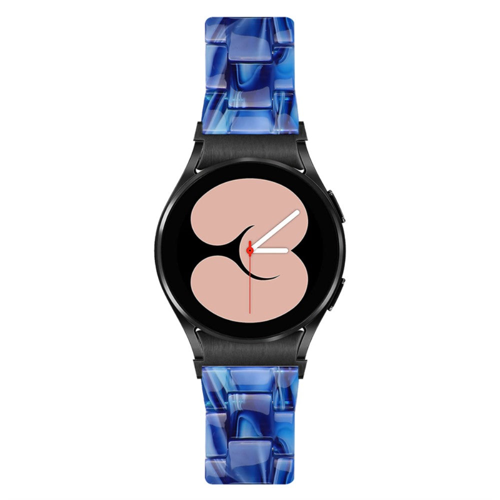 Mega kønt Universal Samsung Metal og Plastik Rem - Blå#serie_10