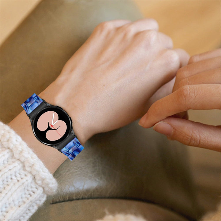 Mega kønt Universal Samsung Metal og Plastik Rem - Blå#serie_10