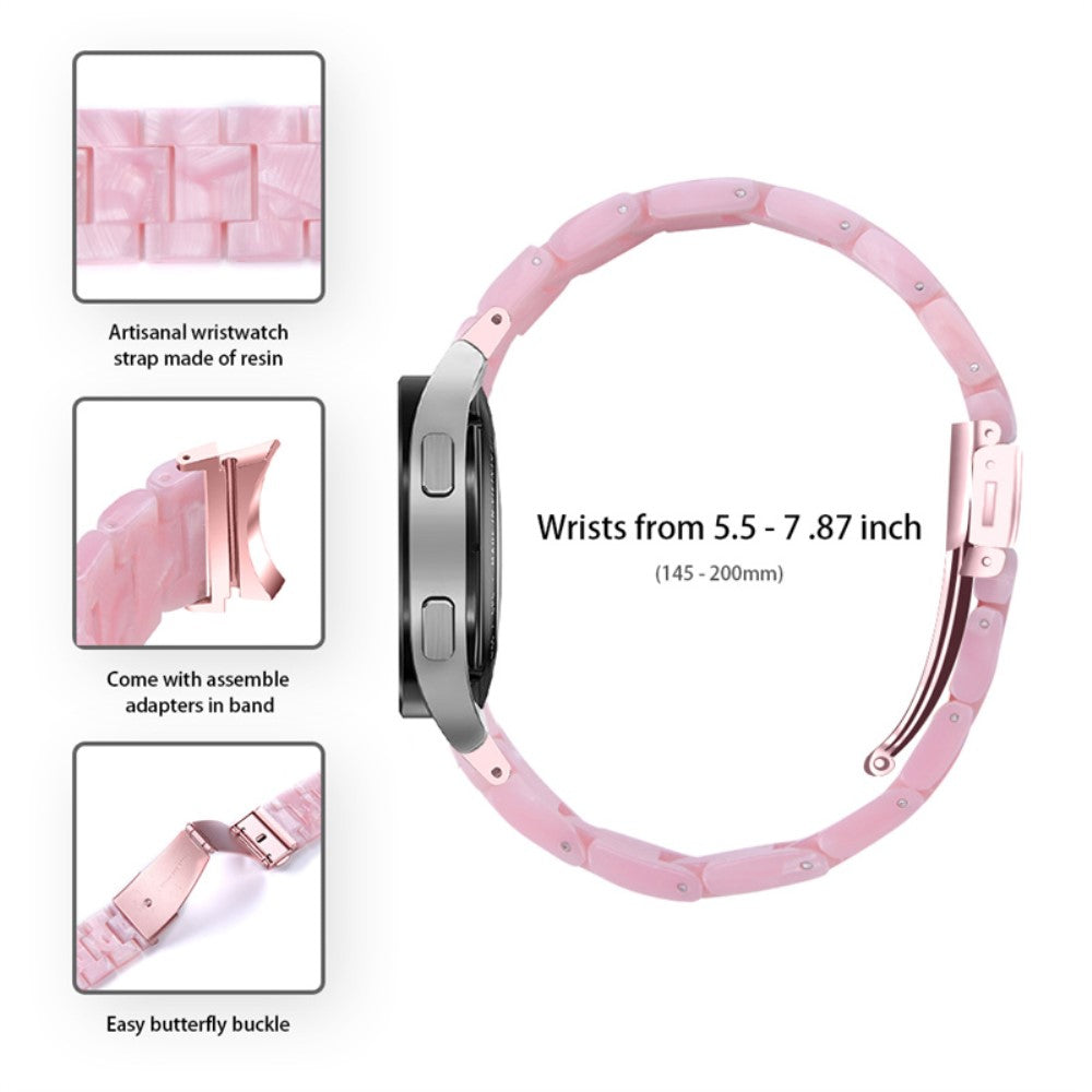Mega kønt Universal Samsung Metal og Plastik Rem - Pink#serie_23