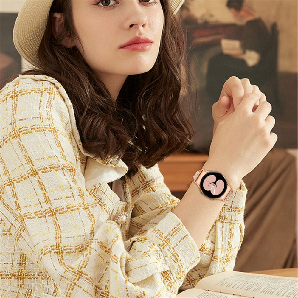 Super elegant Universal Samsung Metal og Rhinsten Rem - Pink#serie_3