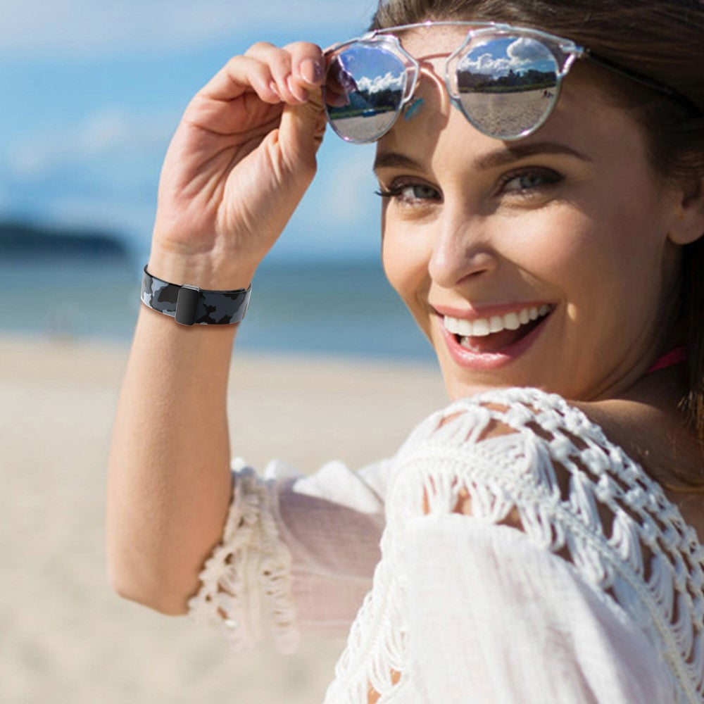 Helt vildt slidstærk Universal Samsung Silikone Rem - Sølv#serie_1