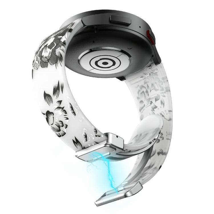 Helt vildt slidstærk Universal Samsung Silikone Rem - Sølv#serie_12