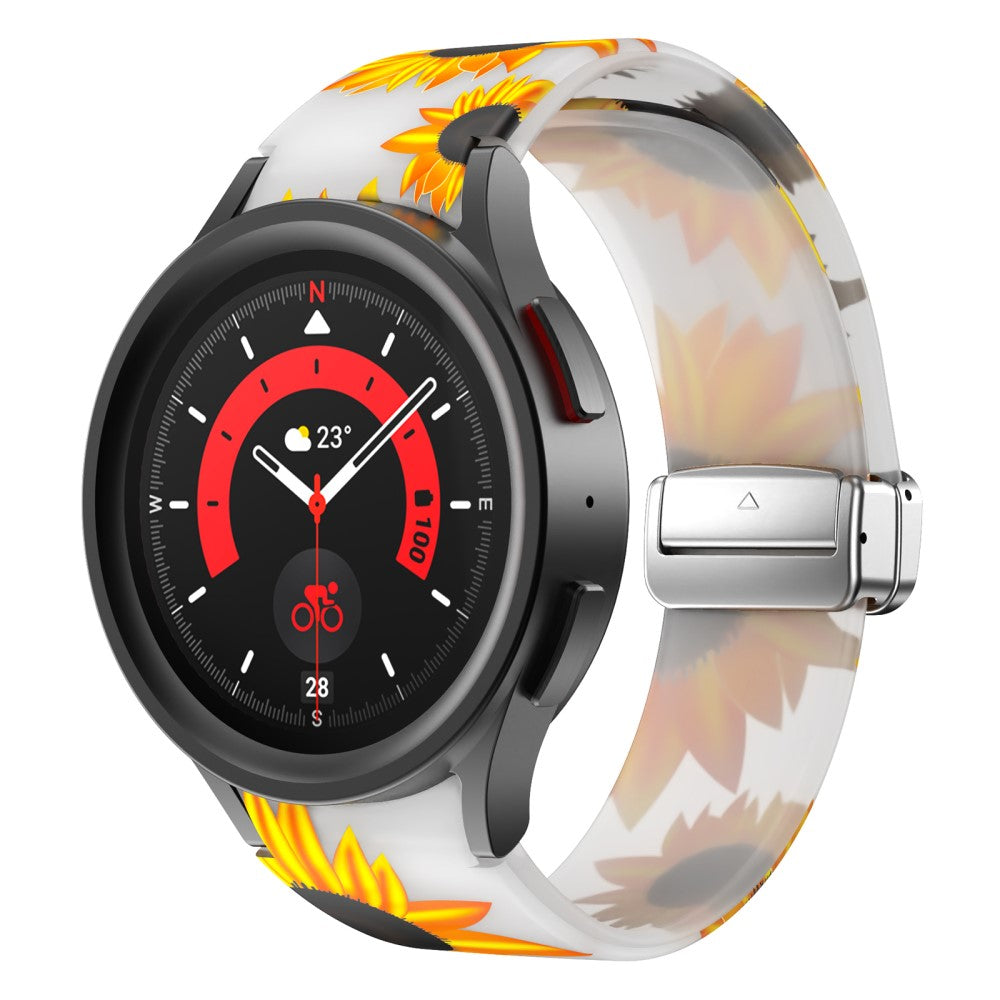 Helt vildt slidstærk Universal Samsung Silikone Rem - Gul#serie_13