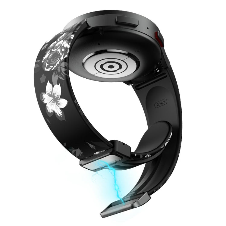 Helt vildt slidstærk Universal Samsung Silikone Rem - Sølv#serie_5