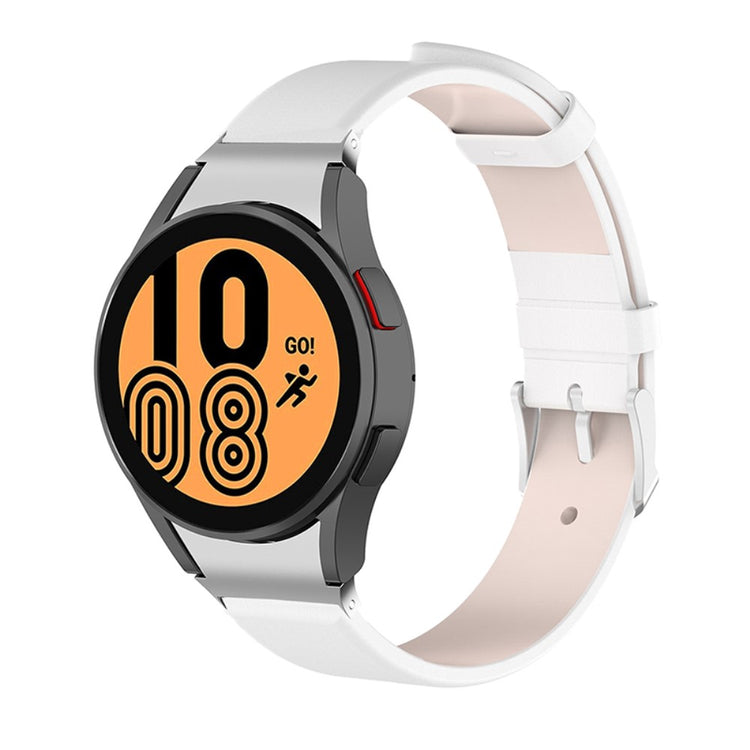 Vildt smuk Universal Samsung Ægte læder Rem - Hvid#serie_1