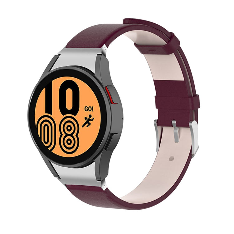 Vildt smuk Universal Samsung Ægte læder Rem - Rød#serie_4