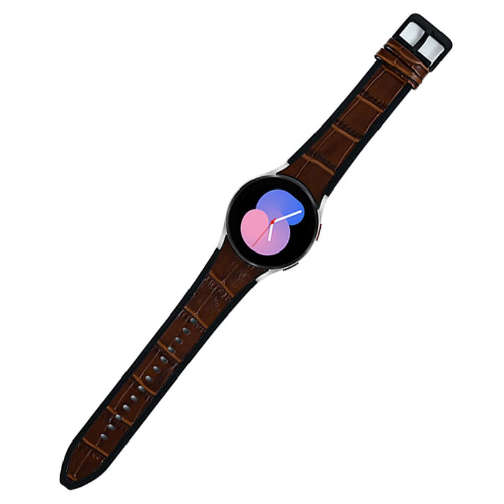 Rigtigt fed Universal Samsung Kunstlæder og Silikone Rem - Sort#serie_4