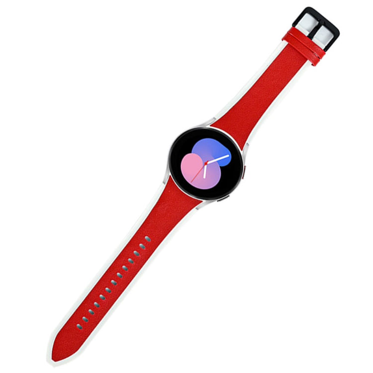 Rigtigt fed Universal Samsung Kunstlæder og Silikone Rem - Rød#serie_6