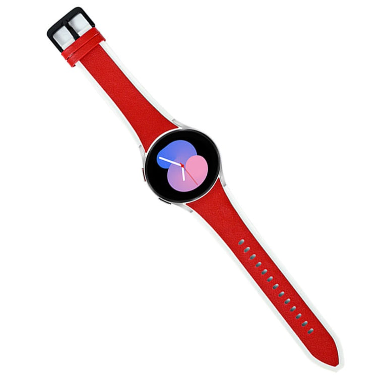 Rigtigt fed Universal Samsung Kunstlæder og Silikone Rem - Rød#serie_6