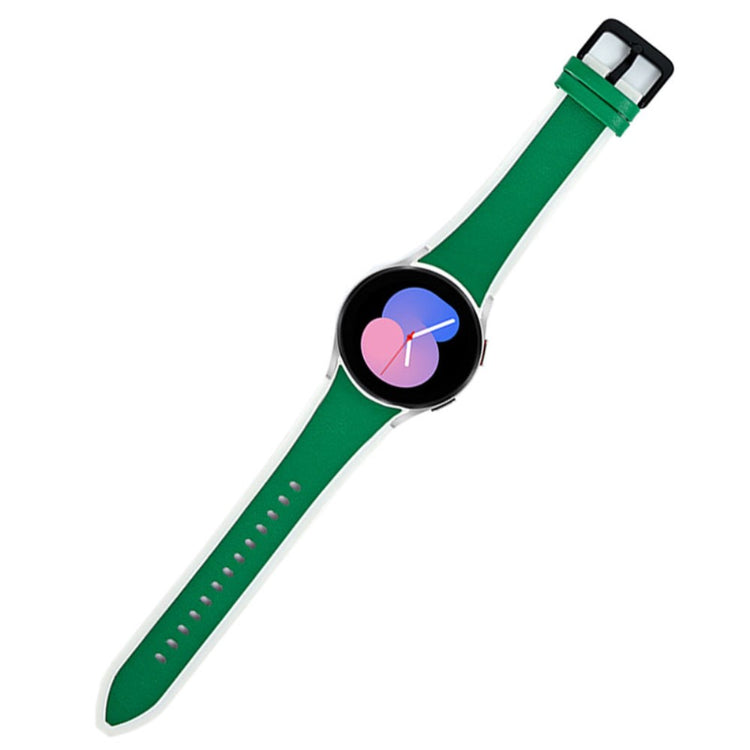 Rigtigt fed Universal Samsung Kunstlæder og Silikone Rem - Grøn#serie_9