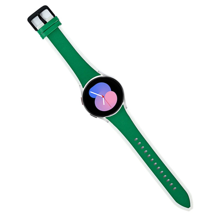 Rigtigt fed Universal Samsung Kunstlæder og Silikone Rem - Grøn#serie_9