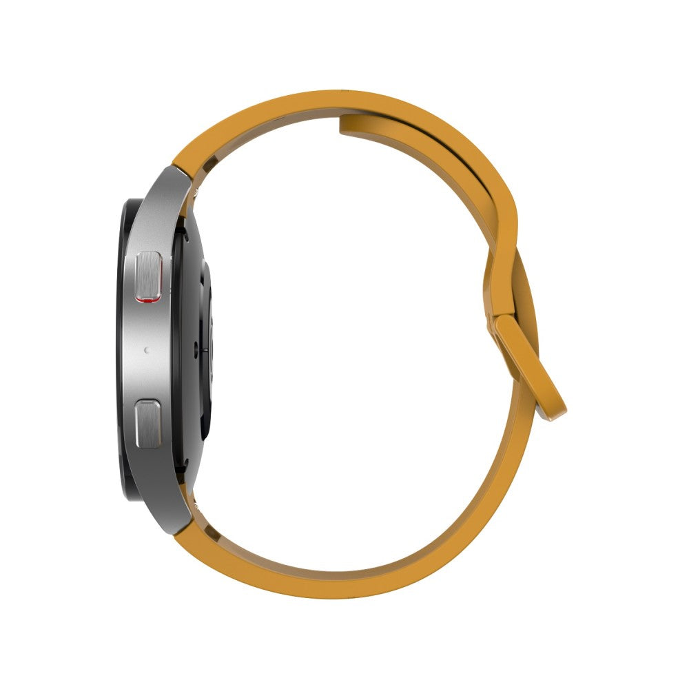 Rigtigt kønt Universal Samsung Silikone Rem - Gul#serie_8