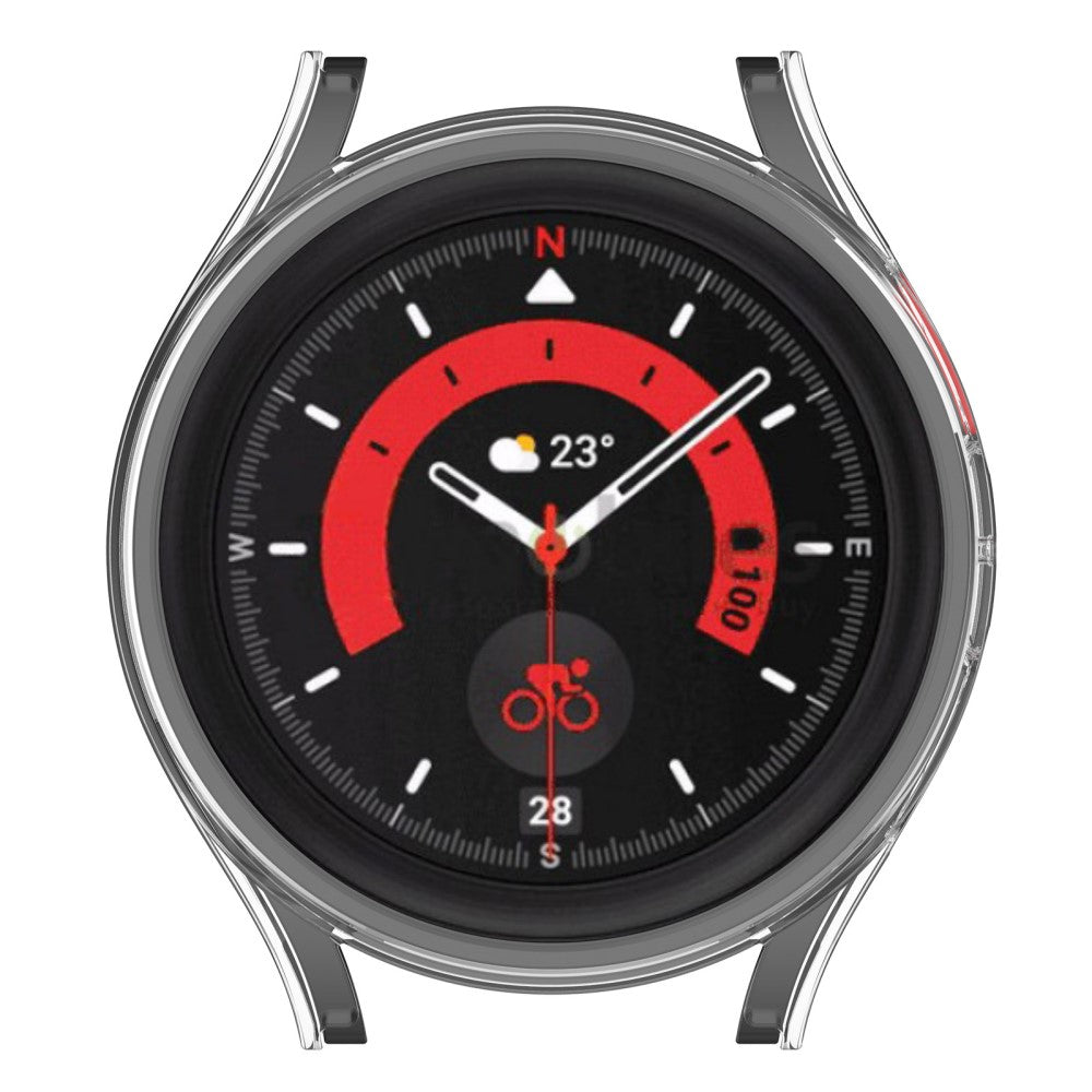 Samsung Galaxy Watch 5 Pro  Plastik Bumper  - Gennemsigtig#serie_8