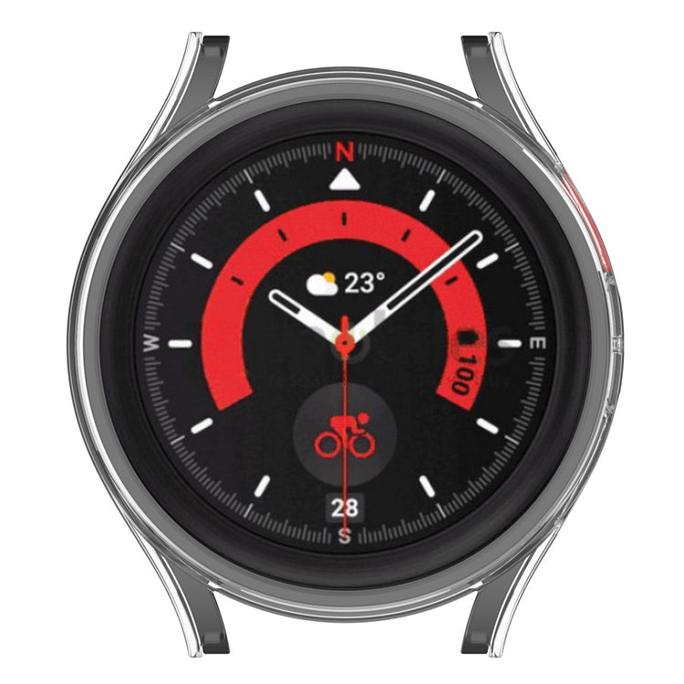 Samsung Galaxy Watch 5 Pro  Plastik Bumper  - Gennemsigtig#serie_8